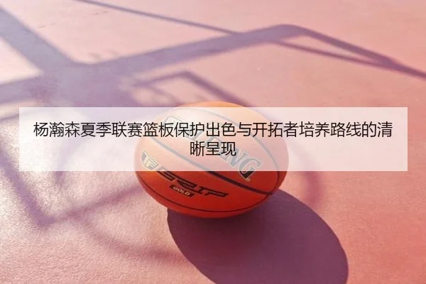 杨瀚森夏季联赛篮板保护出色与开拓者培养路线的清晰呈现